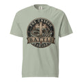 Unseen Battle heavyweight Christian t-shirt with cross, crown of thorns and nails, front view